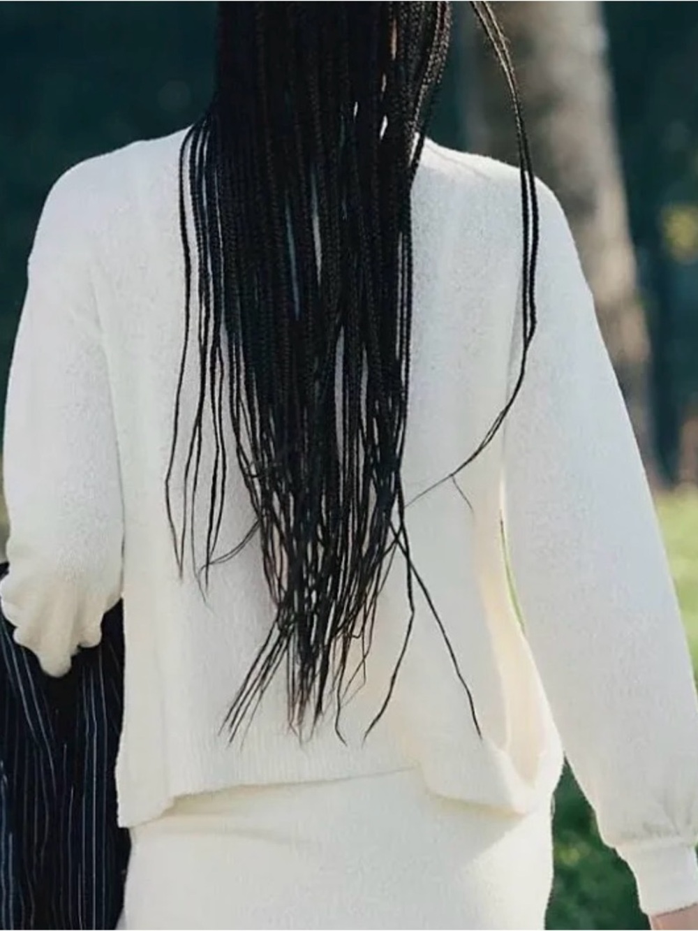 Free People FB Beach Cream Button-Front Cardigan Sweater - Picture 3 of 5